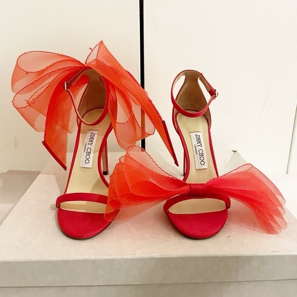 Jimmy Choo Aveline Bow Heels - Picture 5 of 9